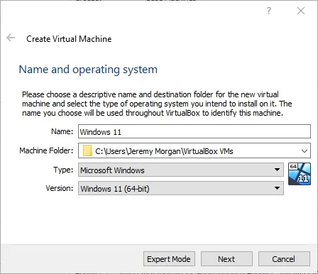 “How to Install Windows 11 in Virtualbox”