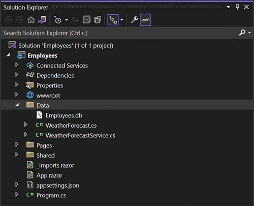 How to use SQLite in Blazor