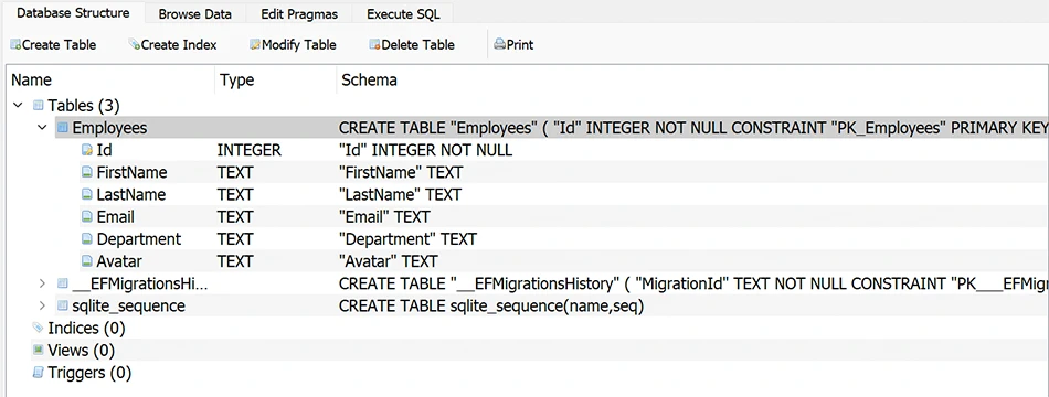 How to use SQLite in Blazor